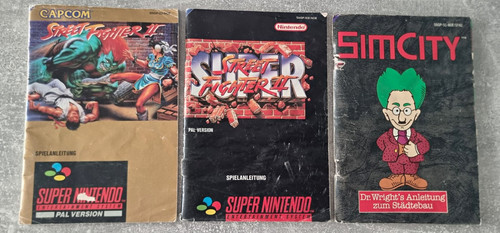 Nintendo snes spielanleitungen - nintendo,