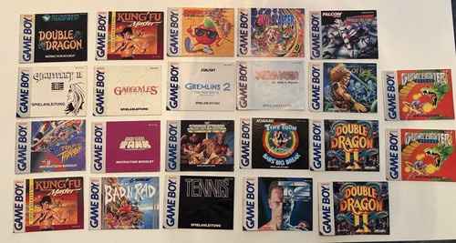 Nintendo gameboy anleitungen - gameboy,
