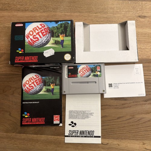 World masters golf snes super - masters,