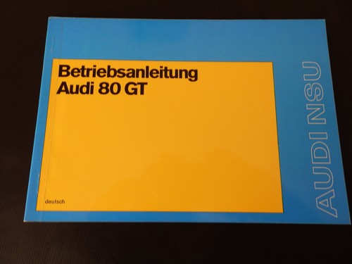 Audi b1 - 80, gt