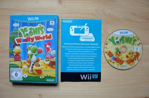 Wii yoshi woolly world - u,
