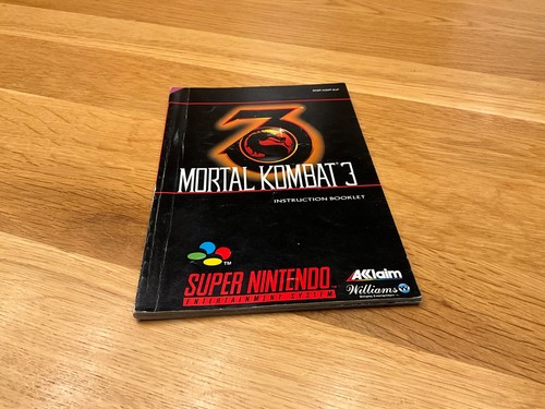 Super nintendo mortal kombat - super,