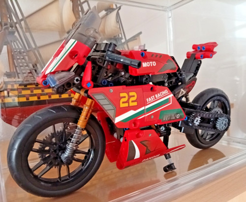 Klemmbausteine motorrad 8 - klemmbausteine, 1:8
