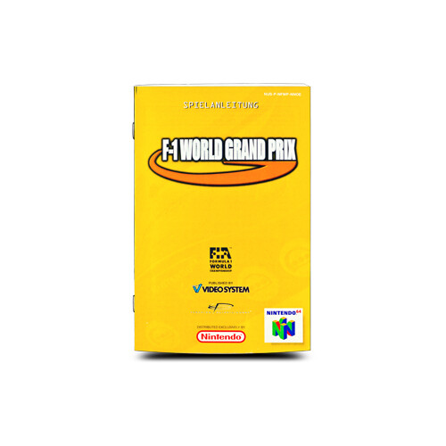 Anleitung n64 spiel f1 - n64,