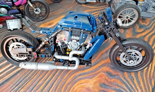 Klemmbausteine motorrad 8 - motorrad+, 1:8