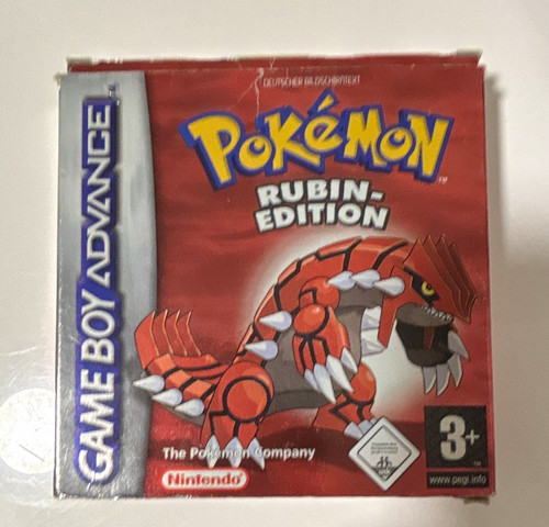 Pokémon rubin edition gba - rubin,