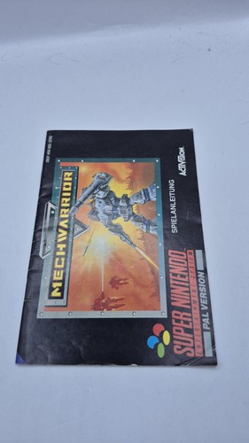 Mechwarrior snes super - snes,