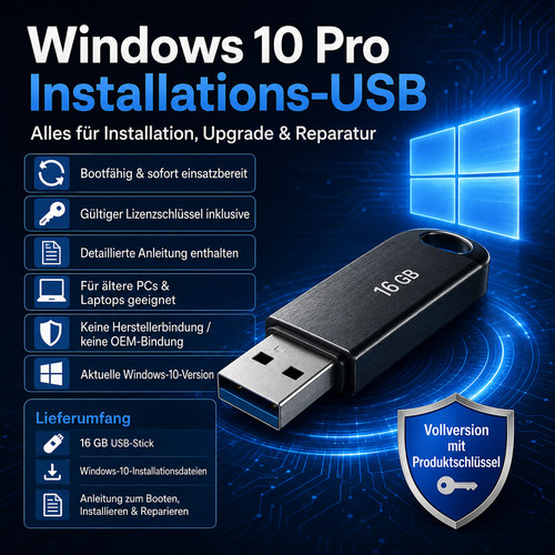 Windows pro usb stick - 10,